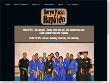 Tablet Screenshot of hapkido-koryokwan.org